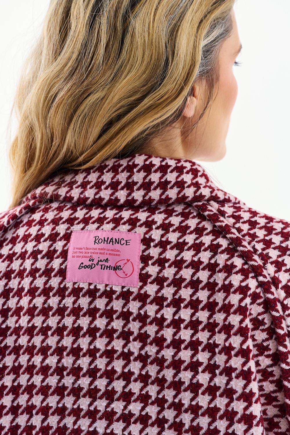 Berry Spark Wool Jacket