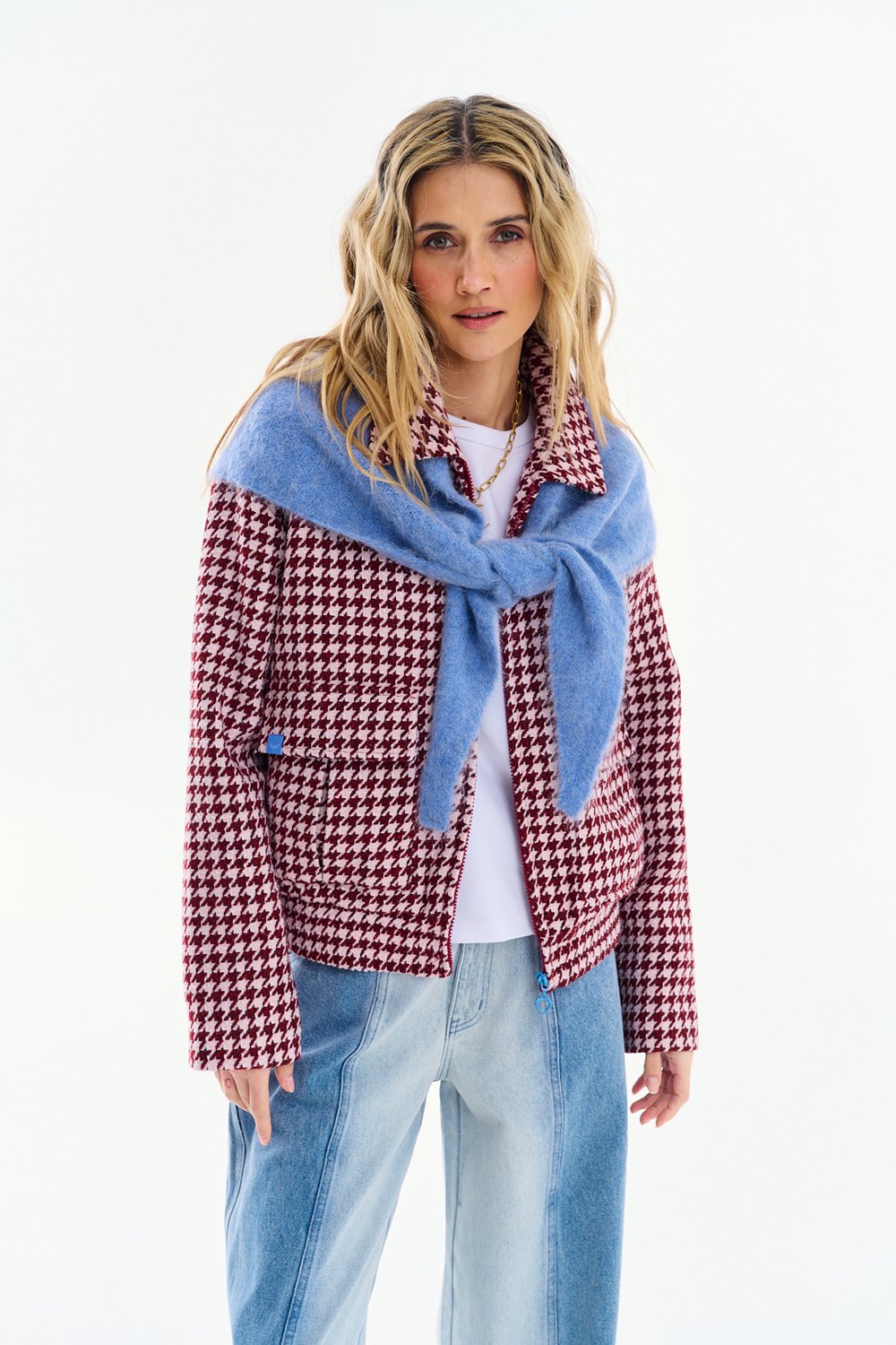 Berry Spark Wool Jacket