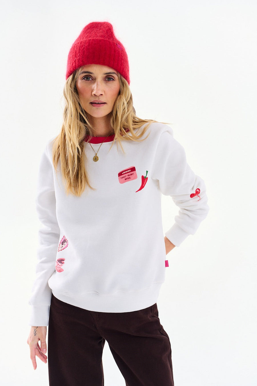 Sweat-shirt Cœur Doux