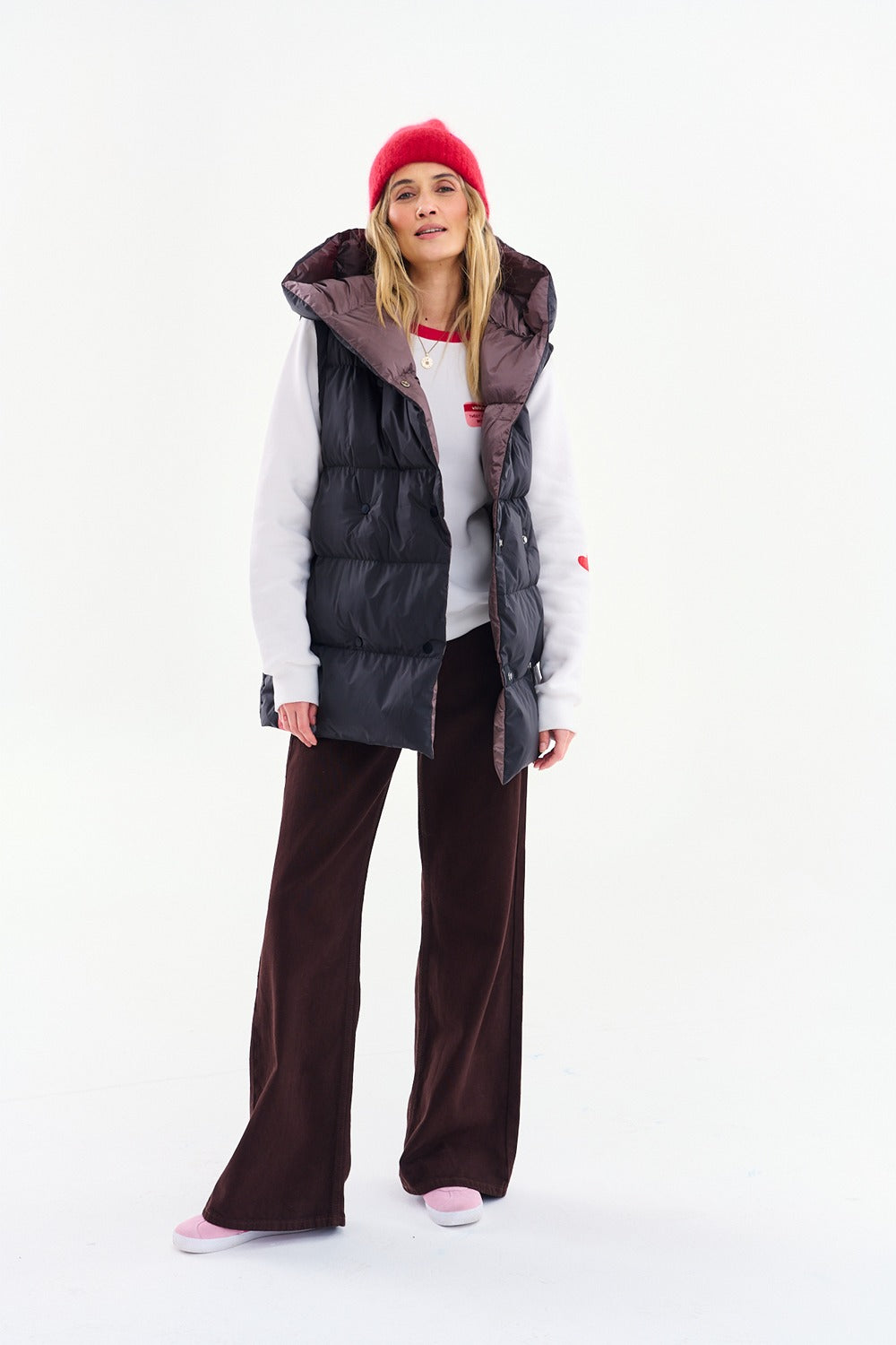 Vestă reversibilă Velvet Earth