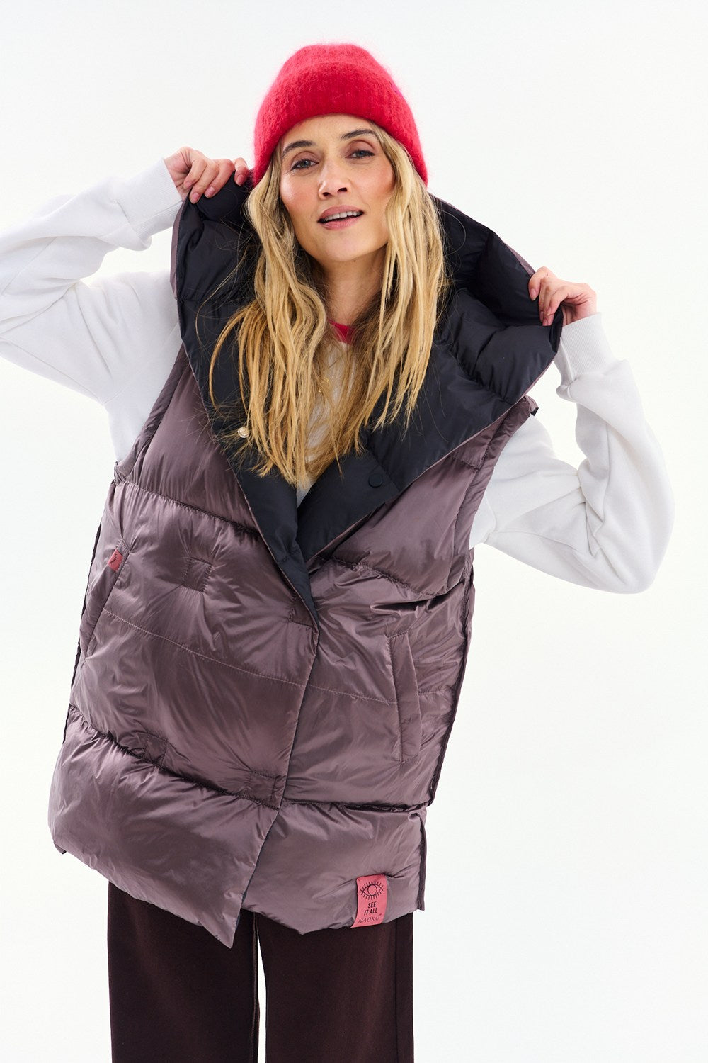 Vestă reversibilă Velvet Earth