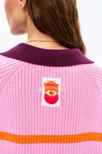 Pink Cloud polo sweater