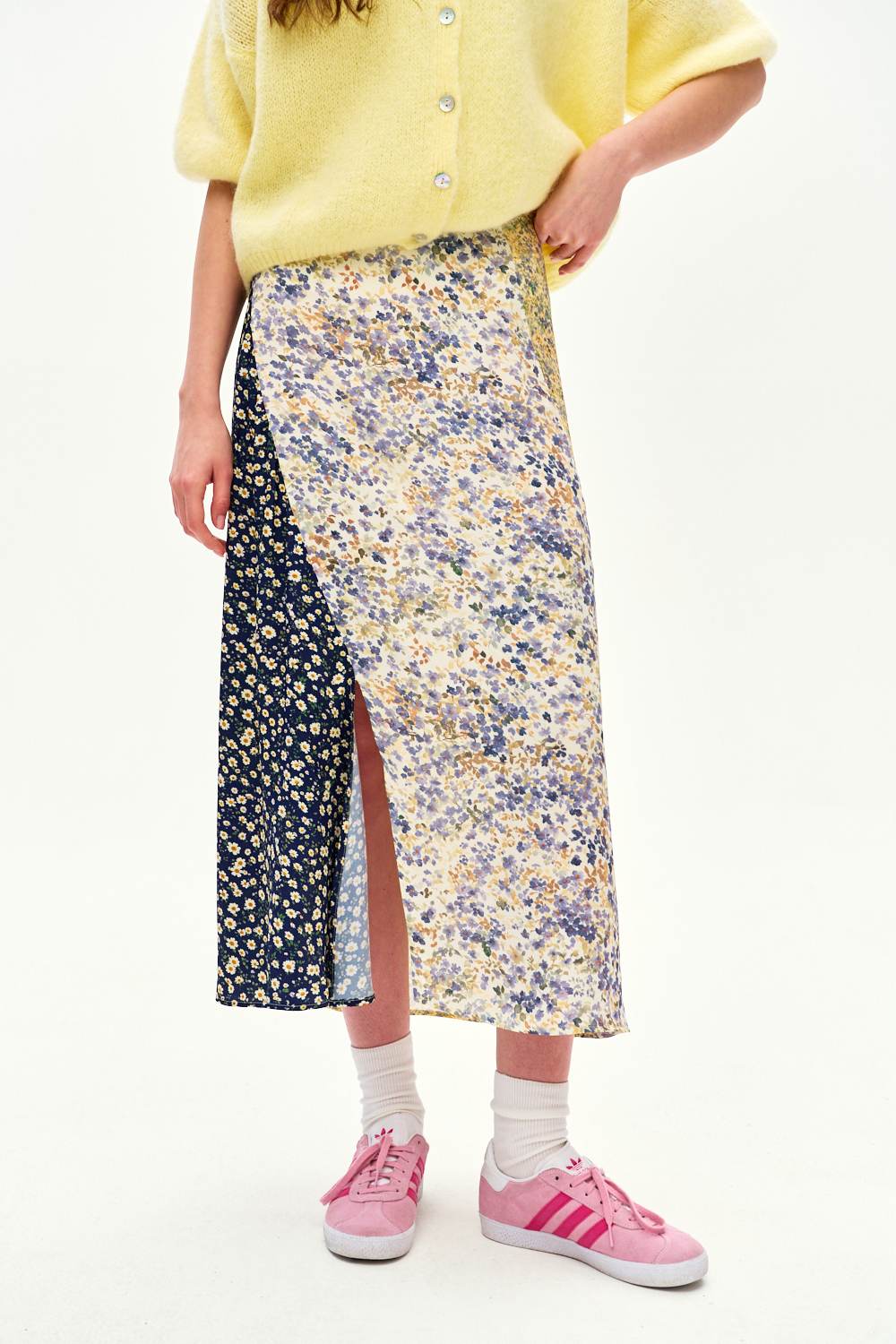 Lemon Pop short-sleeved cardigan