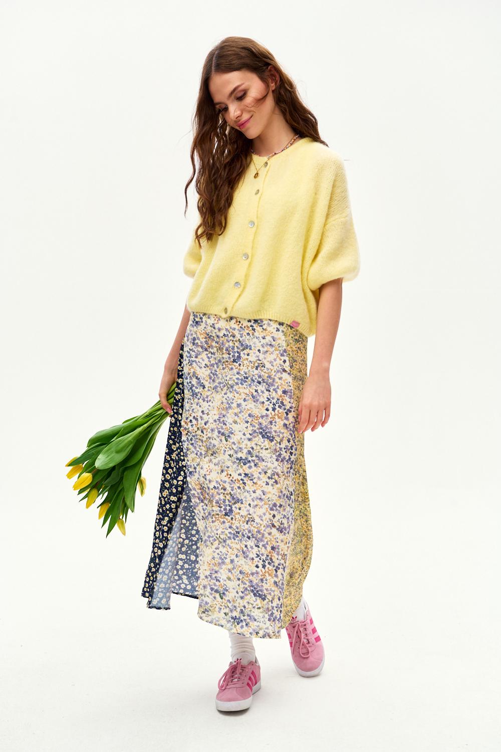 Lemon Pop short-sleeved cardigan
