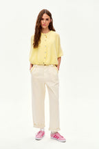 Lemon Pop short-sleeved cardigan