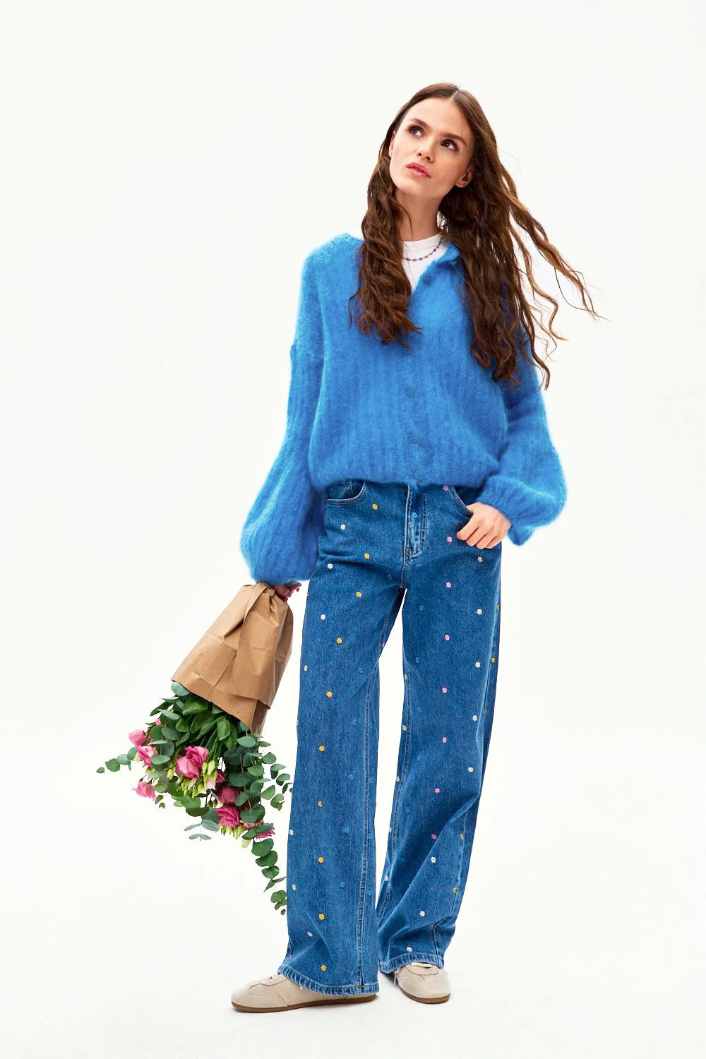 Here Comes Joy mohair cardigan