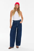 Blugi barrel Easy Blue