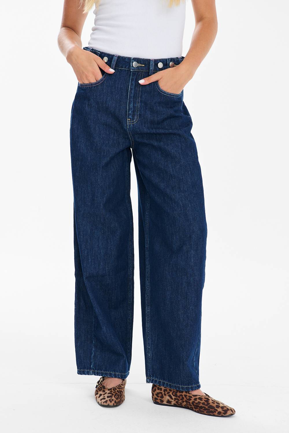 Blugi barrel Easy Blue