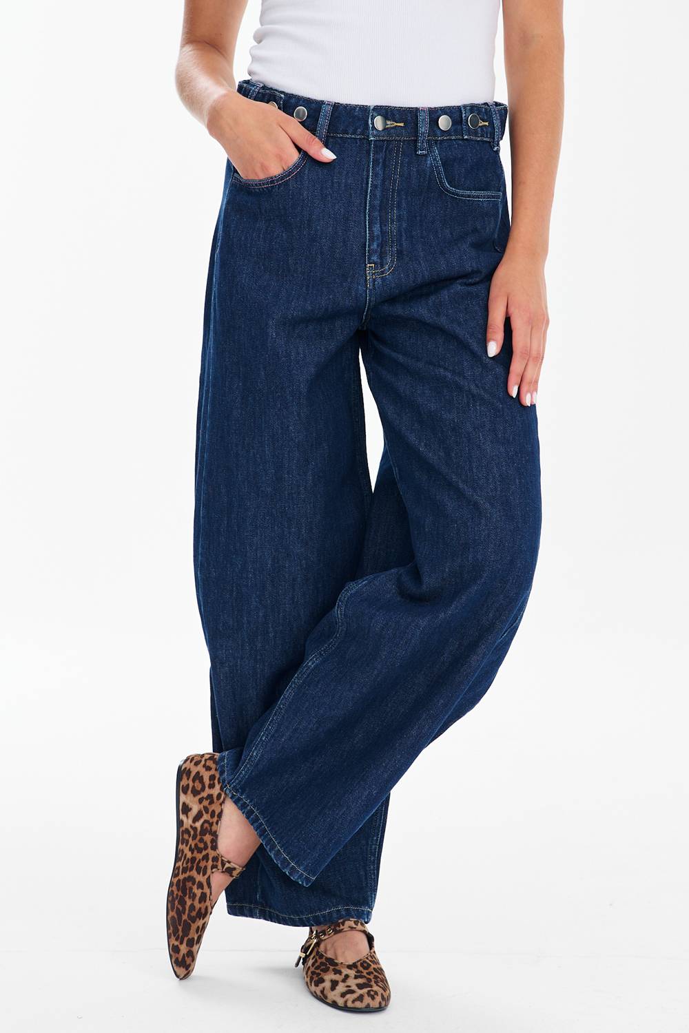 Blugi barrel Easy Blue