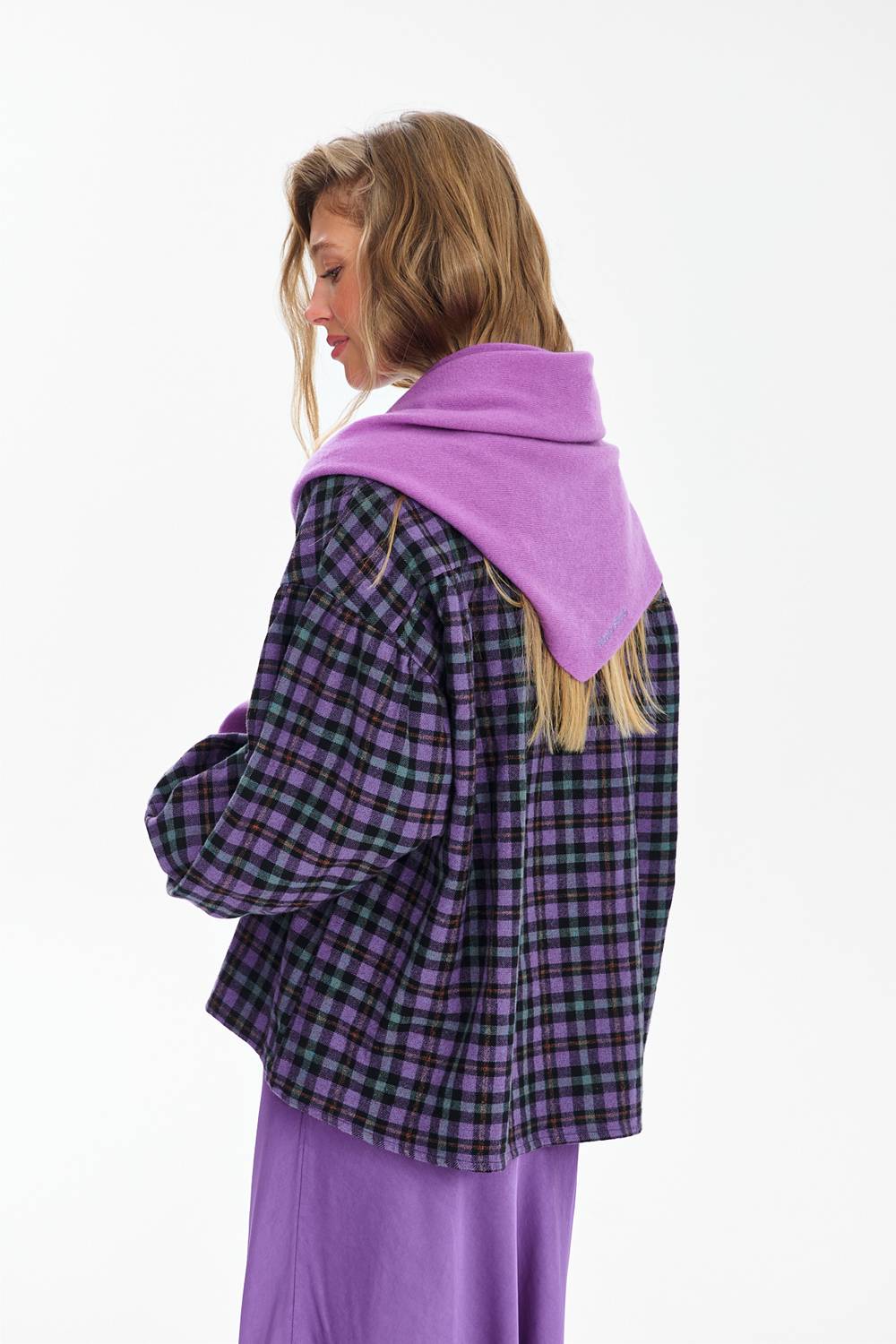Make It Pink Wool Scarf