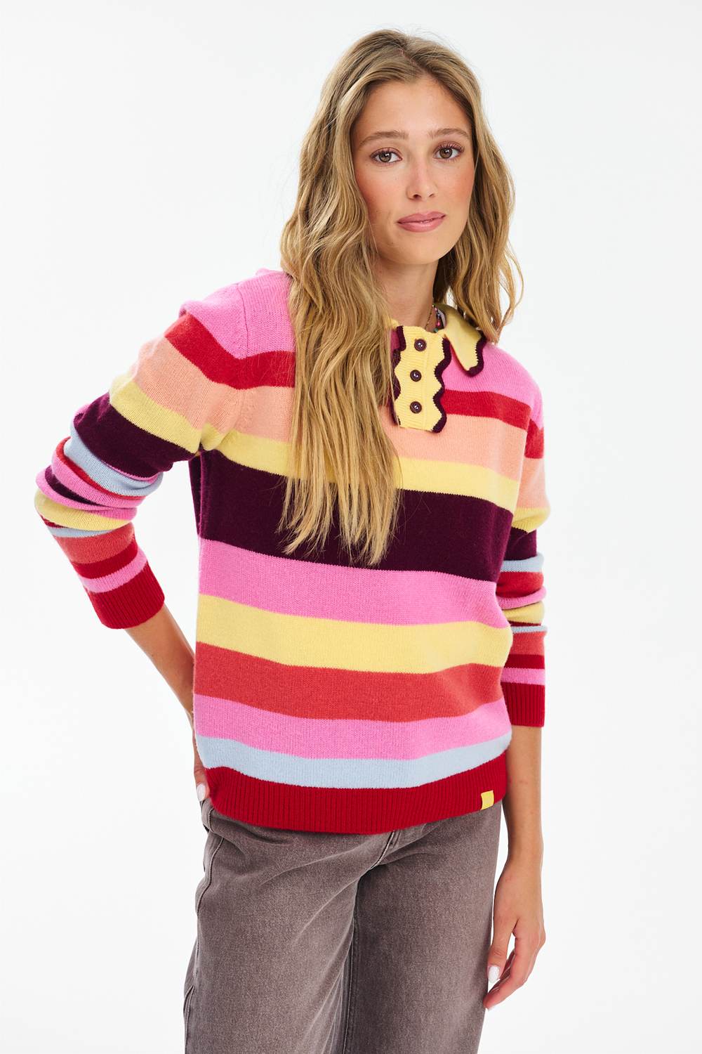 Cherry Skies Wool Sweater