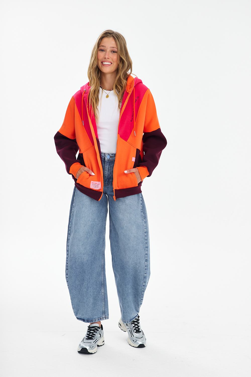 Color Curious sweatshirt med knapper