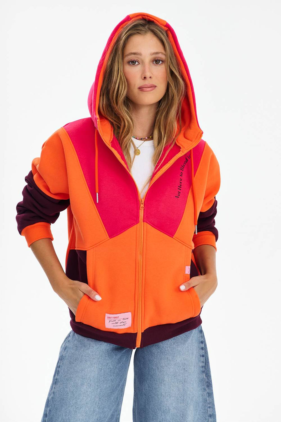 Color Curious sweatshirt med knapper