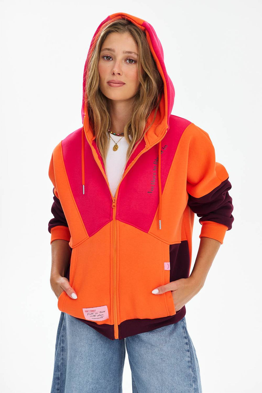 Color Curious sweatshirt med knapper
