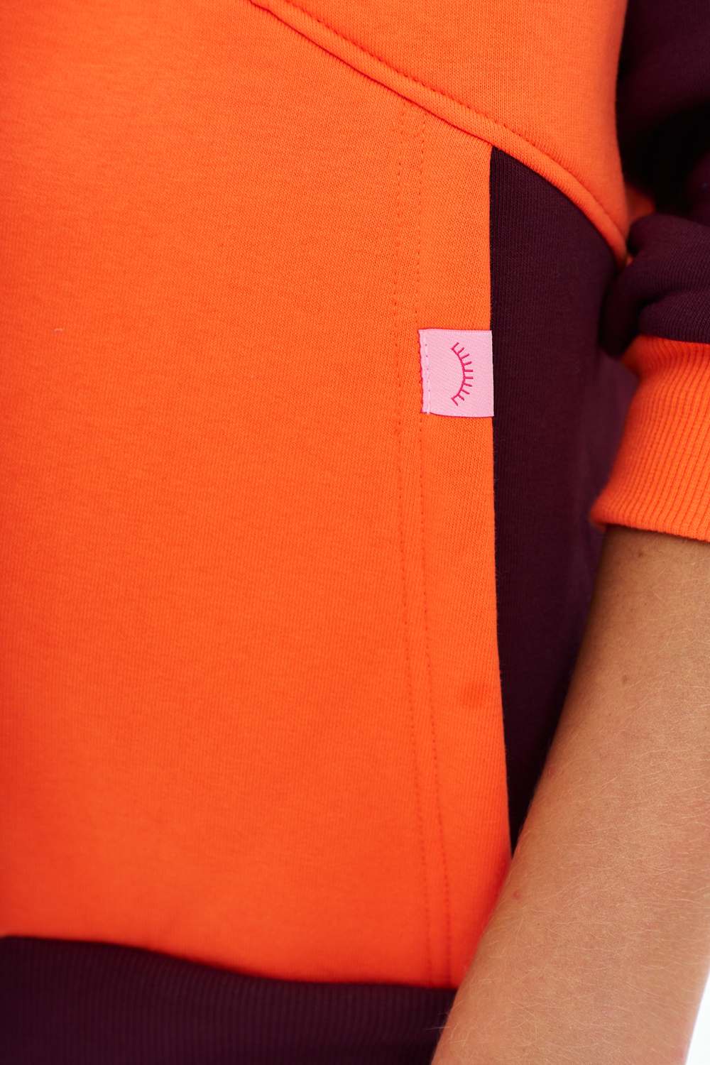 Color Curious sweatshirt med knapper