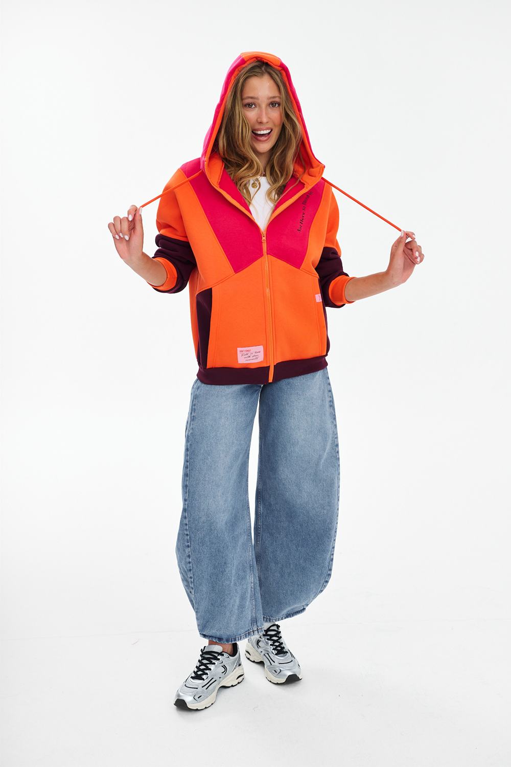 Color Curious sweatshirt med knapper