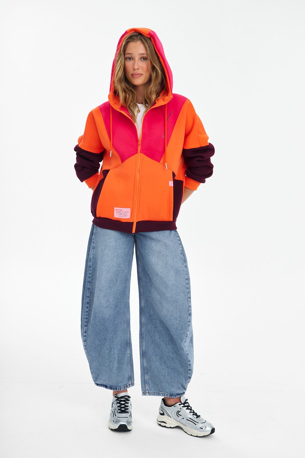 Color Curious sweatshirt med knapper