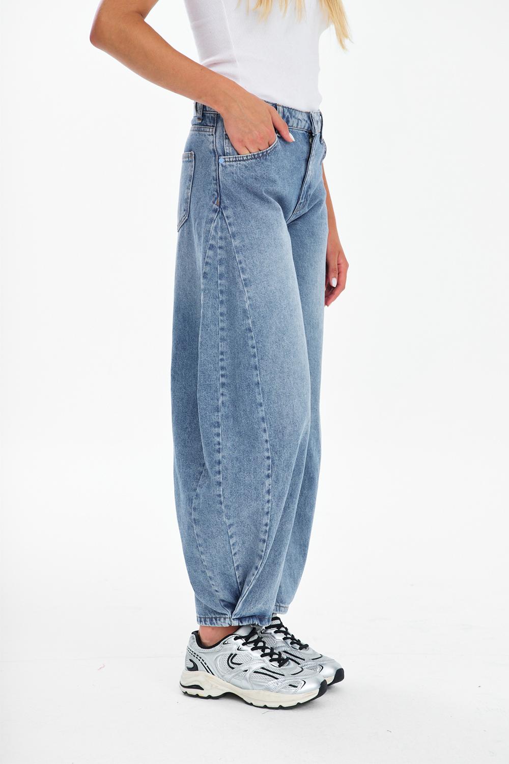 Morning Mist Barrel Jeans