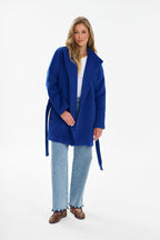 Manteau en laine Majorelle