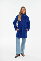 Manteau en laine Majorelle