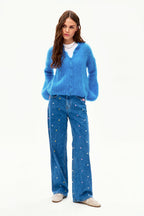 Here Comes Joy mohair cardigan