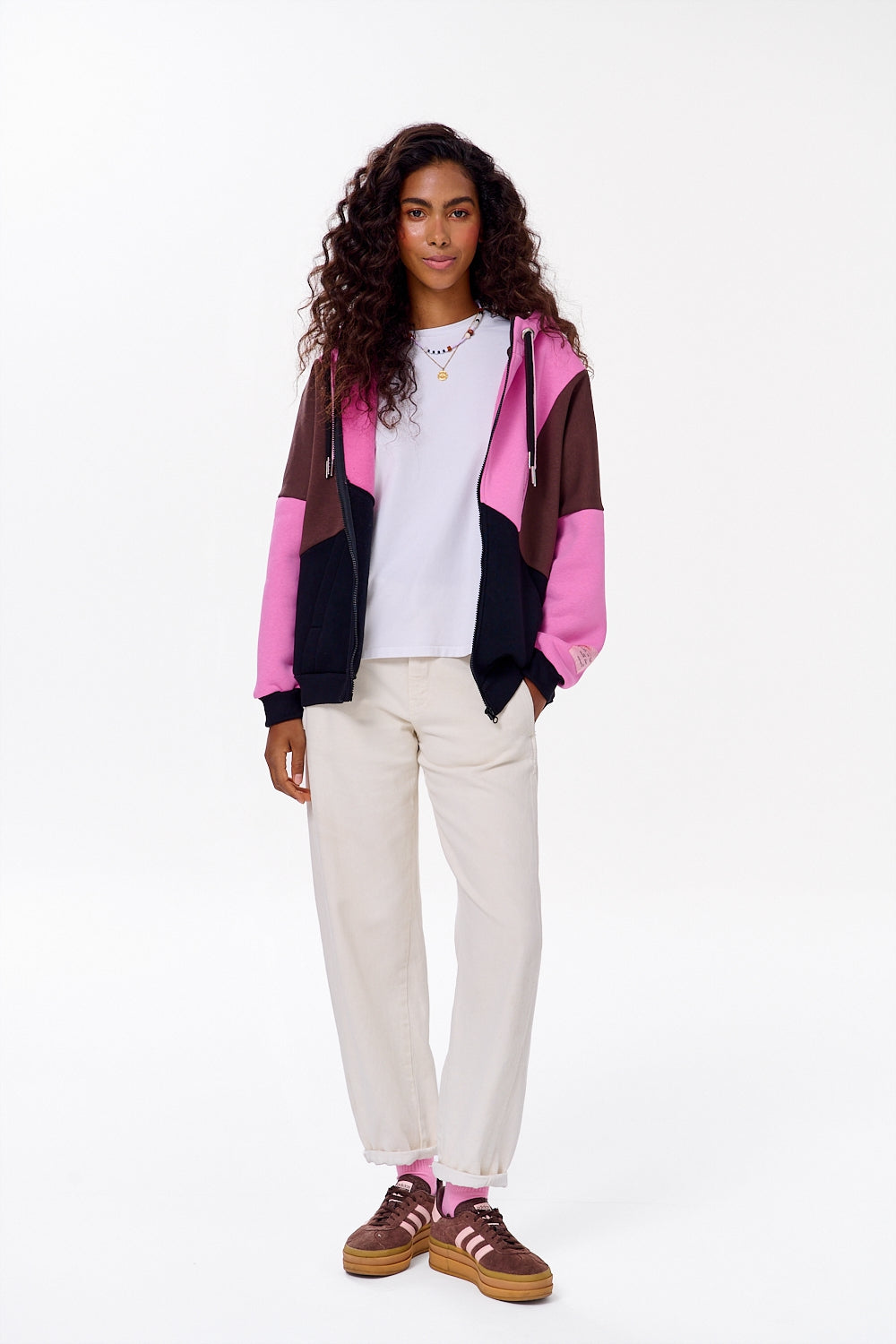 Love Letter zip-up hoodie