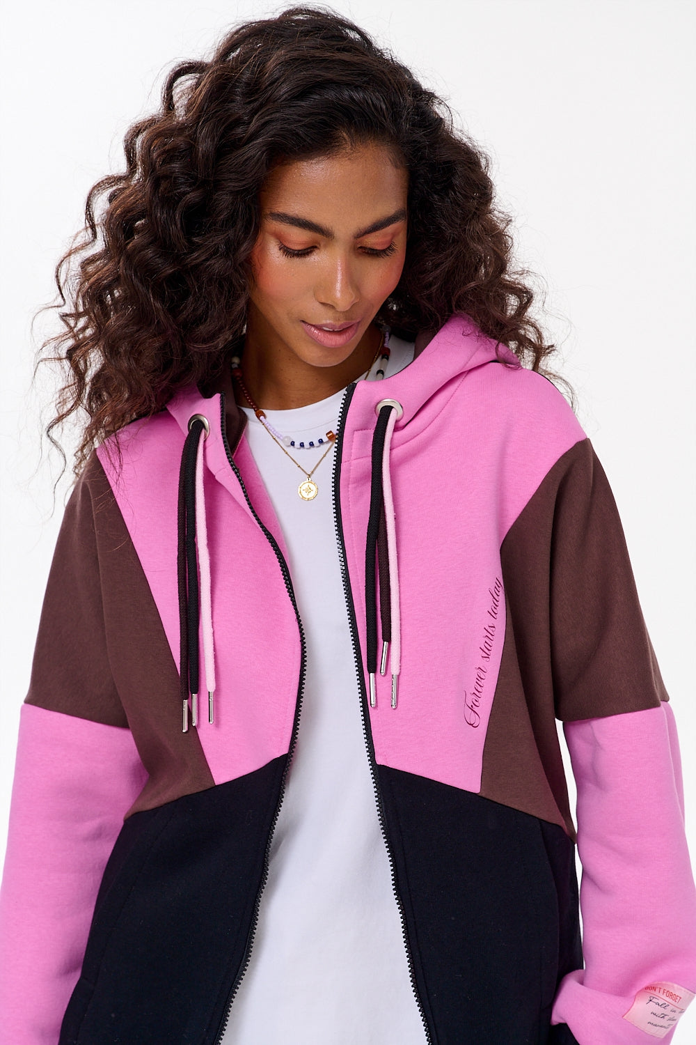 Love Letter zip-up hoodie