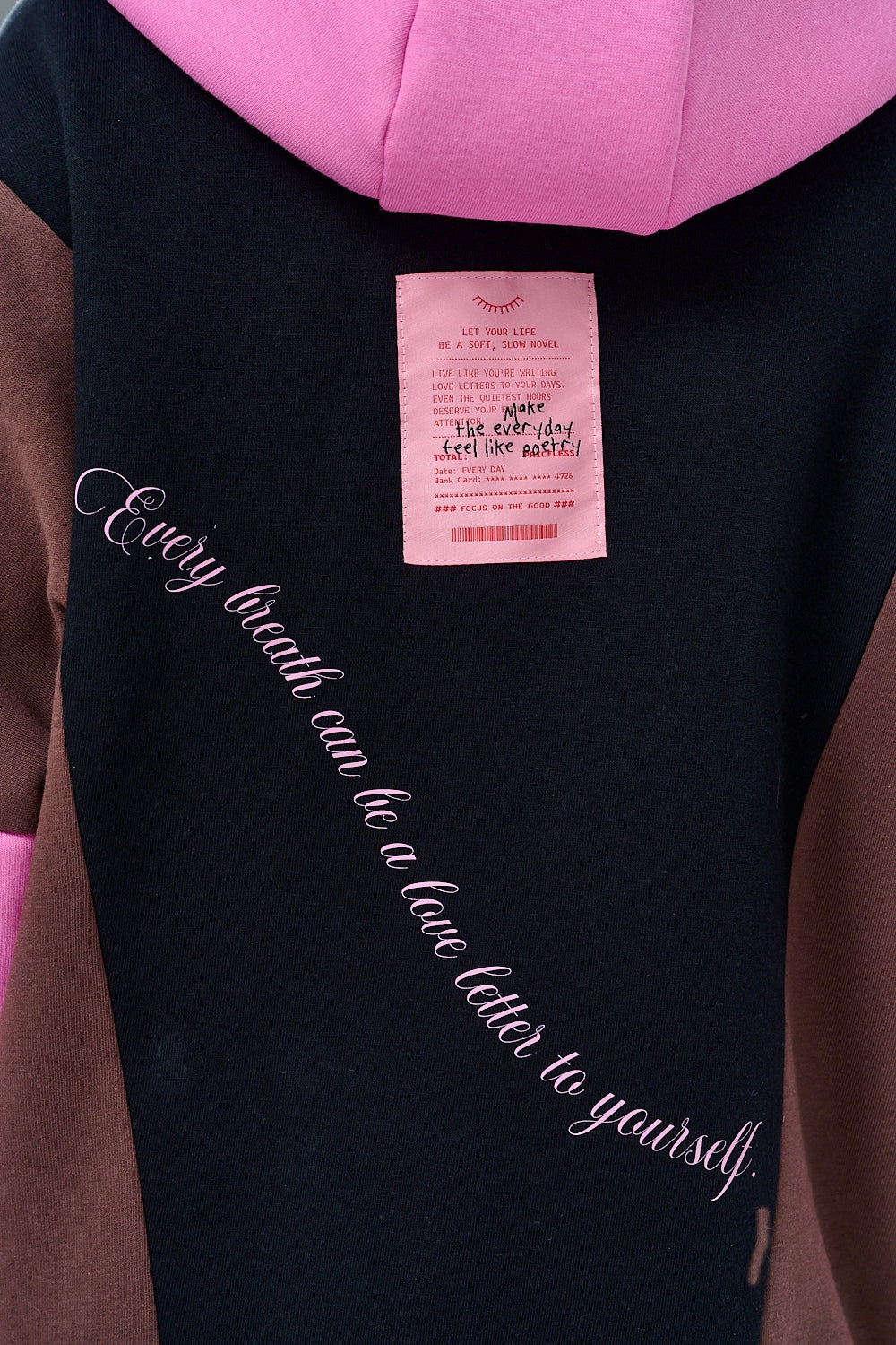 Love Letter zip-up hoodie –
