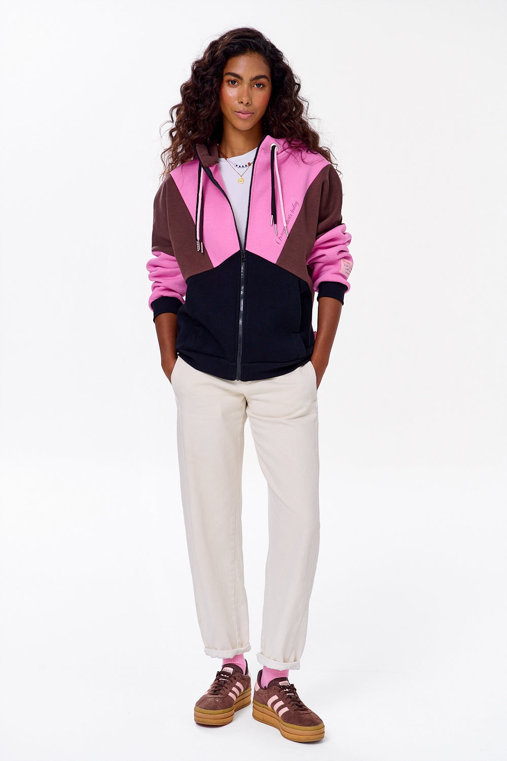 Love Letter zip-up hoodie