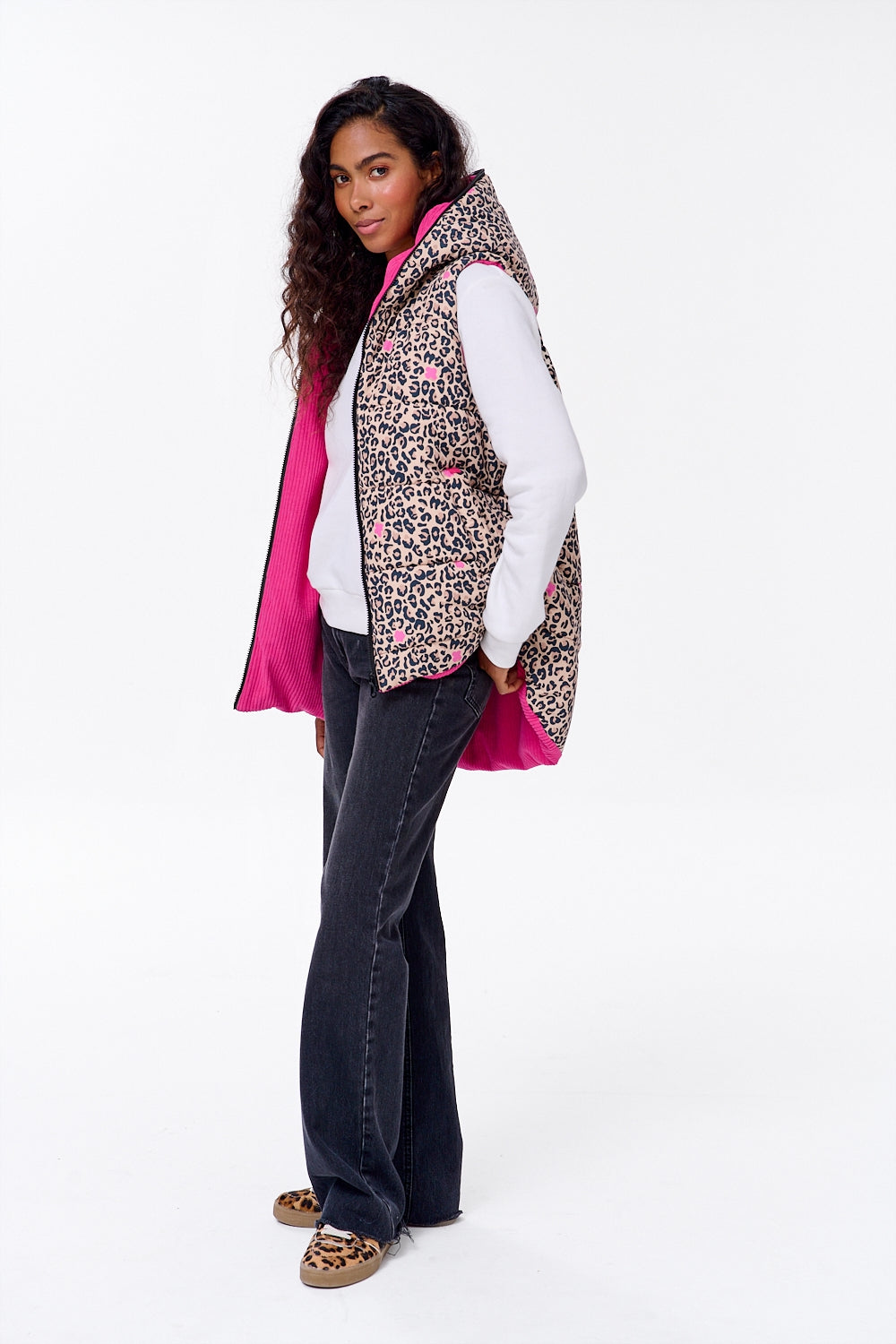 Gilet réversible Pink Panther