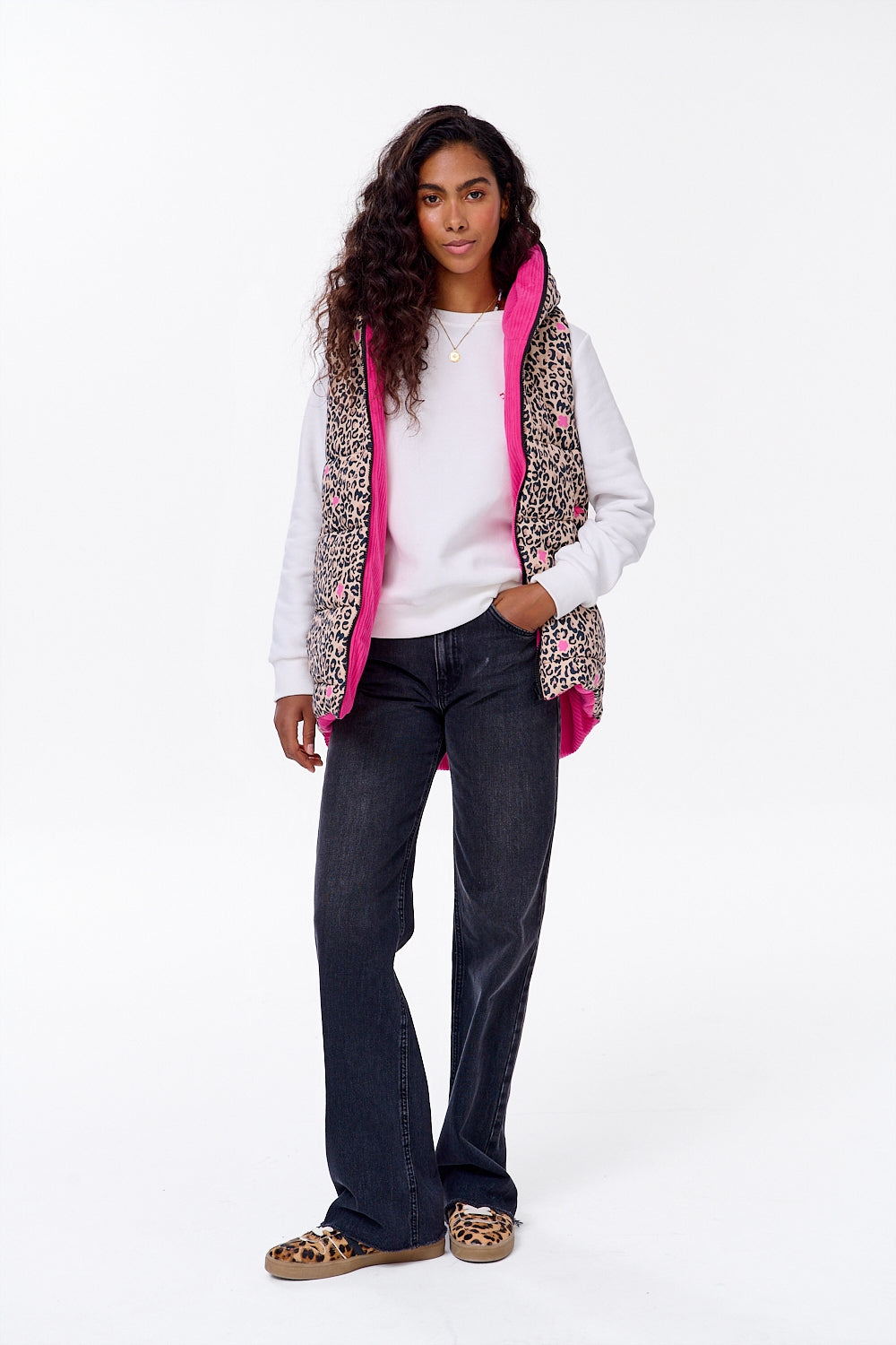 Gilet réversible Pink Panther