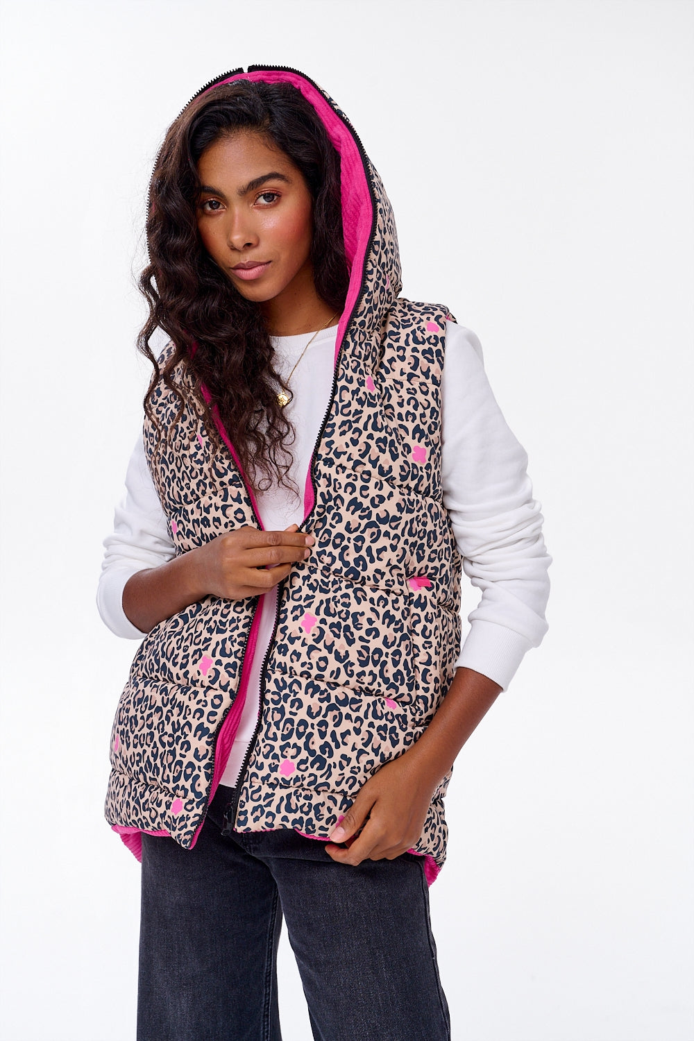 Gilet réversible Pink Panther