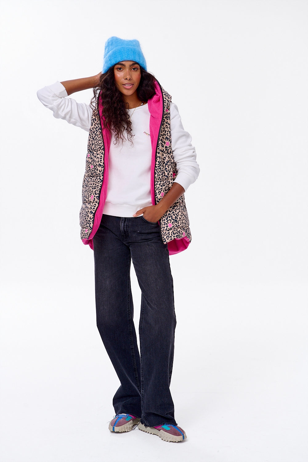 Gilet réversible Pink Panther