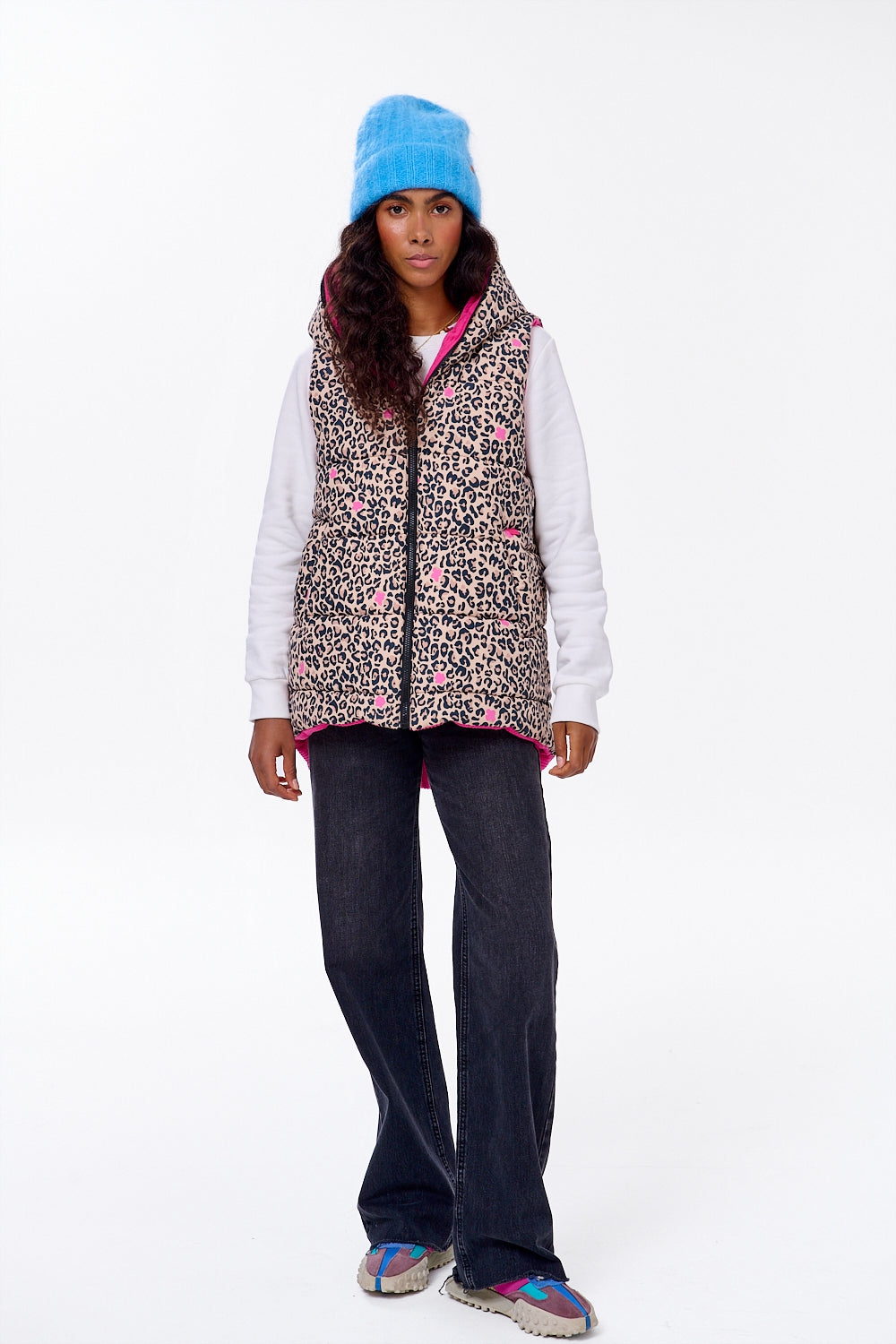 Gilet réversible Pink Panther