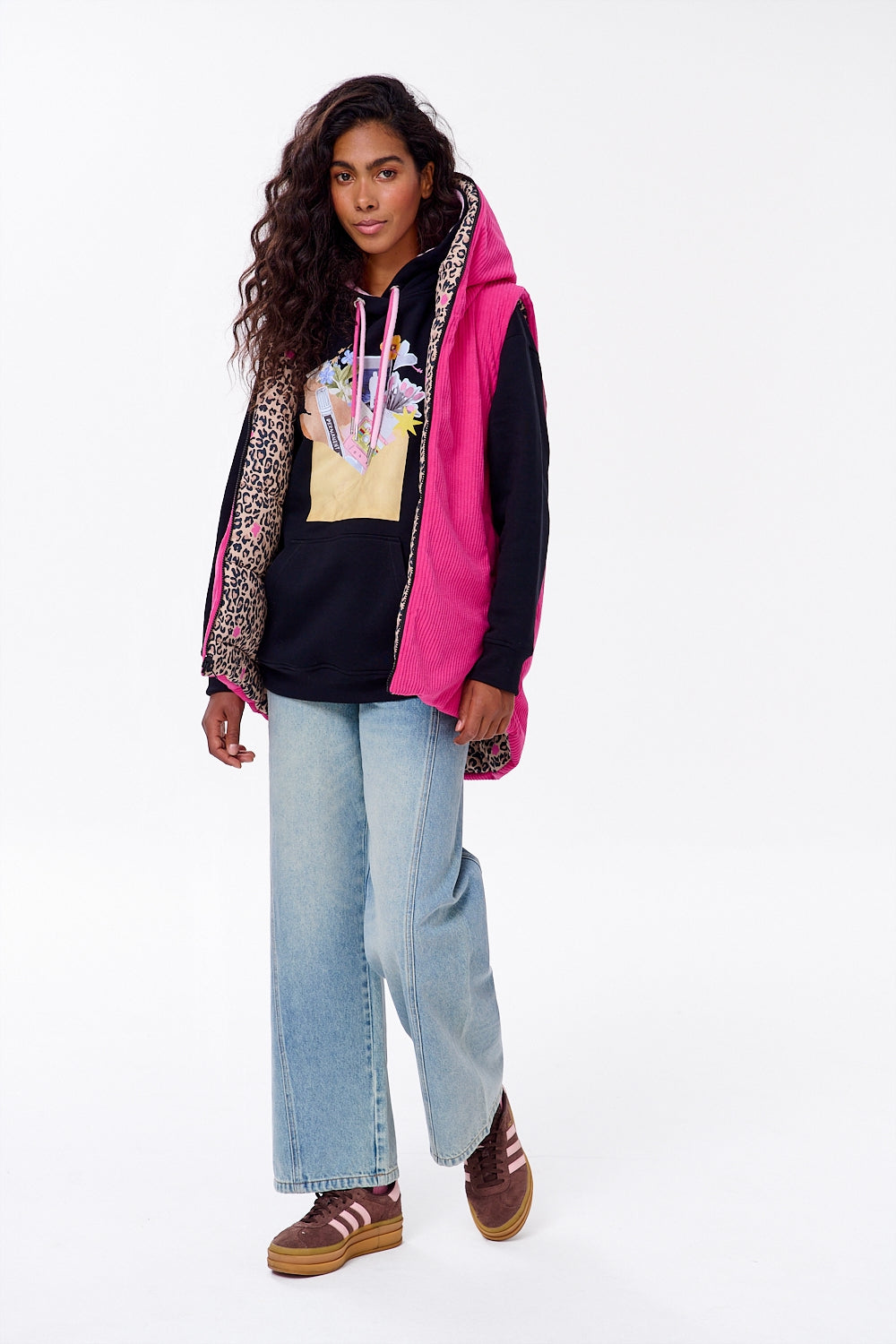 Gilet réversible Pink Panther
