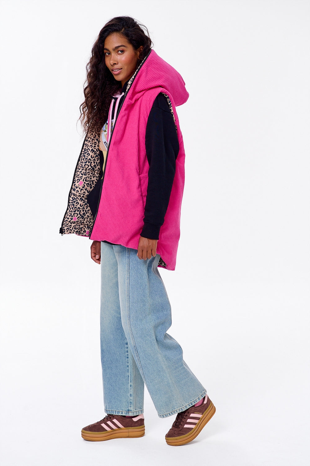 Gilet réversible Pink Panther