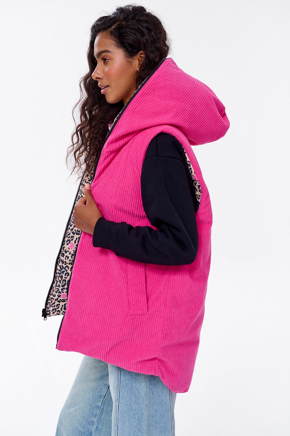 Gilet réversible Pink Panther