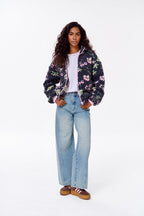 Kuschelige Polar-Gänseblümchen Jacke