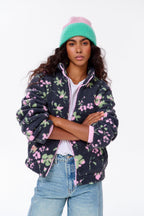 Kuschelige Polar-Gänseblümchen Jacke