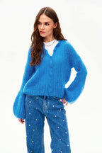 Here Comes Joy mohair cardigan