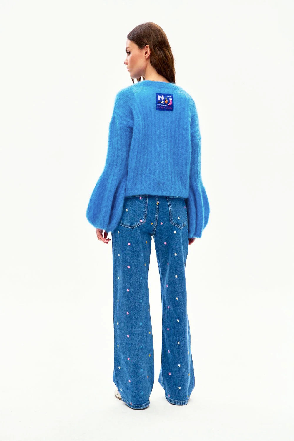 Here Comes Joy mohair cardigan