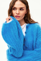 Here Comes Joy mohair cardigan