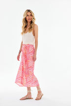 Electric Safari Long Skirt