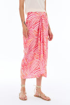 Electric Safari Long Skirt