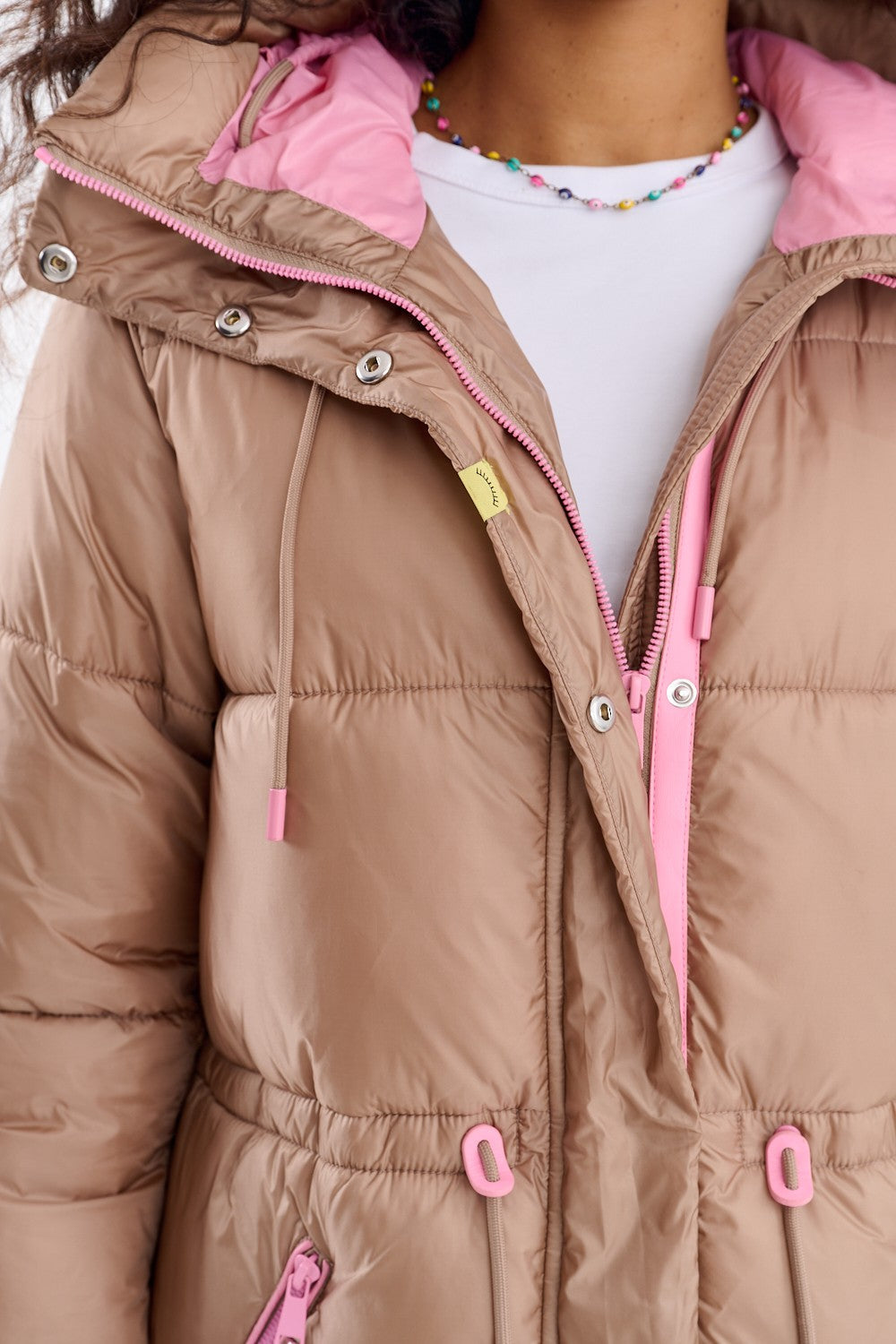 Davos Cocoa Blush Winter Jacket – NAOKO-STORE.com Davos Cocoa Blush Winter Jacket – NAOKO-STORE.com