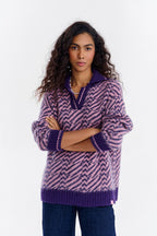 Polo svetr Touch of Mood s moherem