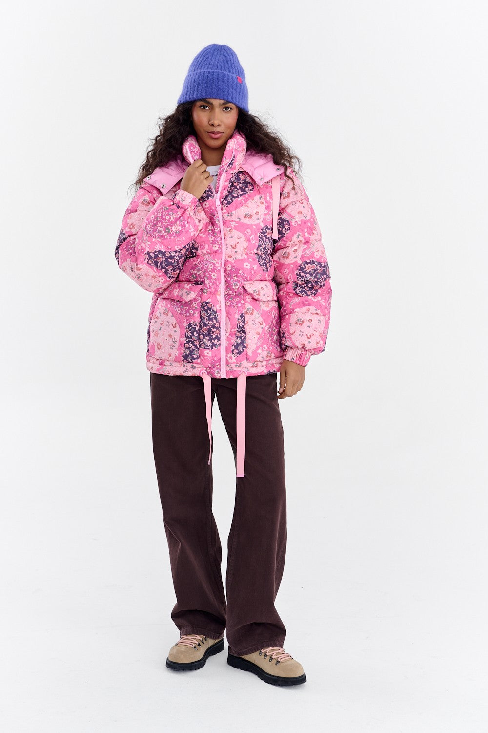 Cool Cherry winter jacket with detachable sleeves – NAOKO-STORE.com