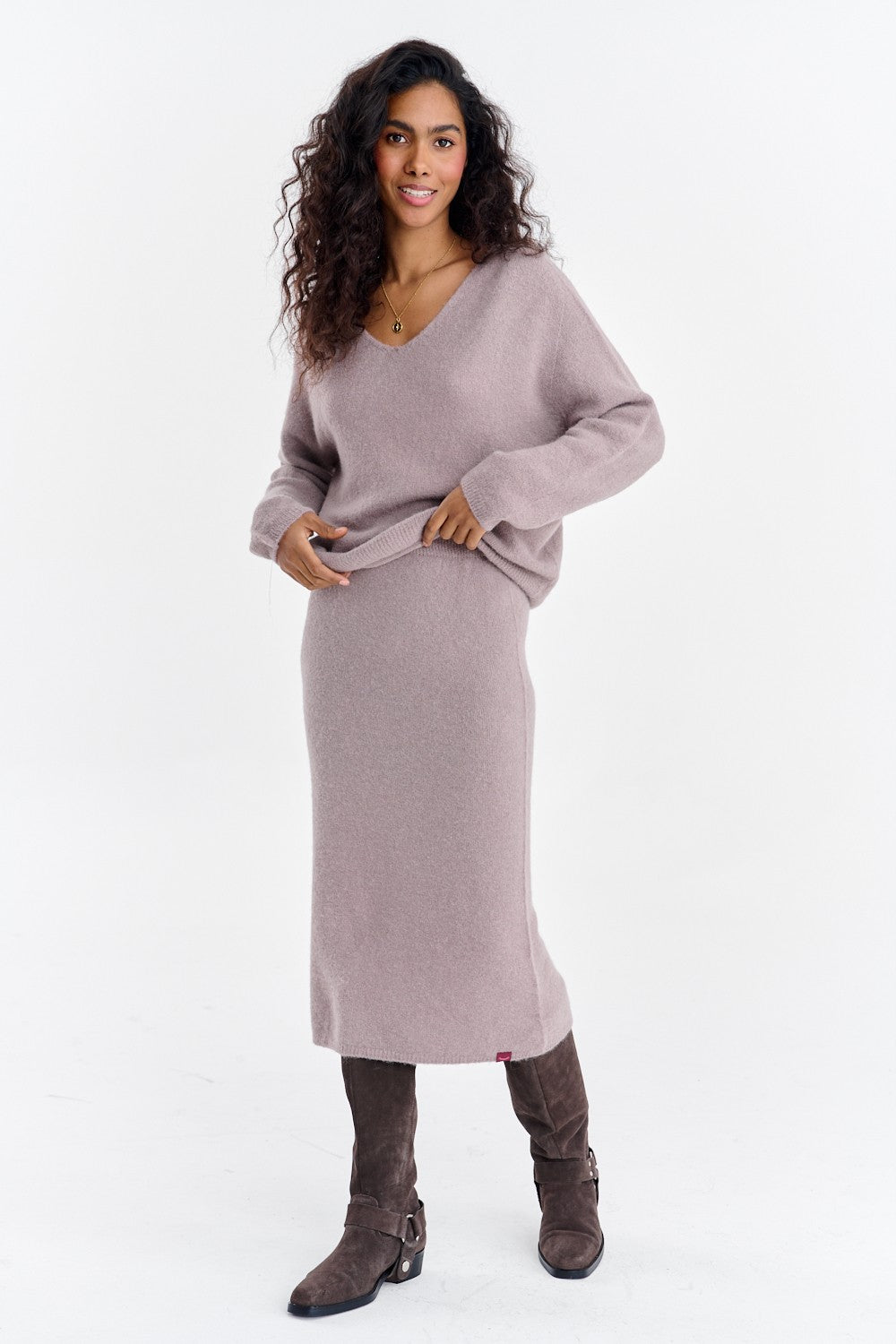 Calm Story knitted skirt