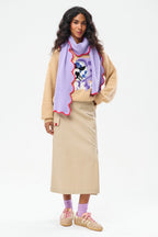 Stone Cargo Midi Skirt