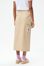 Stone Cargo Midi Skirt